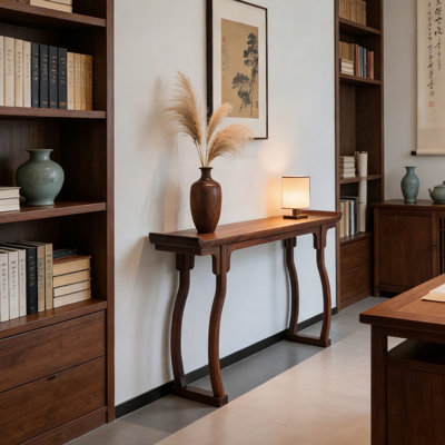 Nouvelle console en bois massif de style chinois