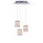 Tidwell 3 - Light Chrome Cluster Pendant