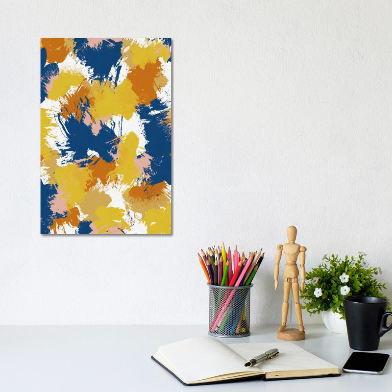 Colourful Abstract by Orara Studio - Wrapped Canvas Gallery-Wrapped Canvas Giclée, 20.32 cm H x 30.48 cm W