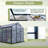 6' X 12' Thicked Polycarbonate Greenhouse, Greenhouse With Double Flush Door, Rain Gutter And Ventilation Window, Green House For Sunroom, Garden, Backyard, Walk-In Large Winter Greenhouse-125096889-125096891