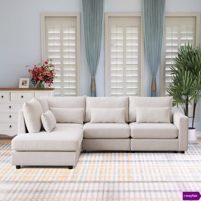 Nyerere 100.2" W Upholstery LAF Sectional