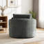 Fauteuil d'appoint pivotant 42,5 po avec revêtement en chenille-1966984990