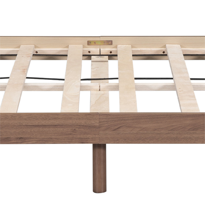 Aalst Open-Frame Bed, Full, Walnut