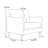 Comfortable Armchair with High Density Cushion