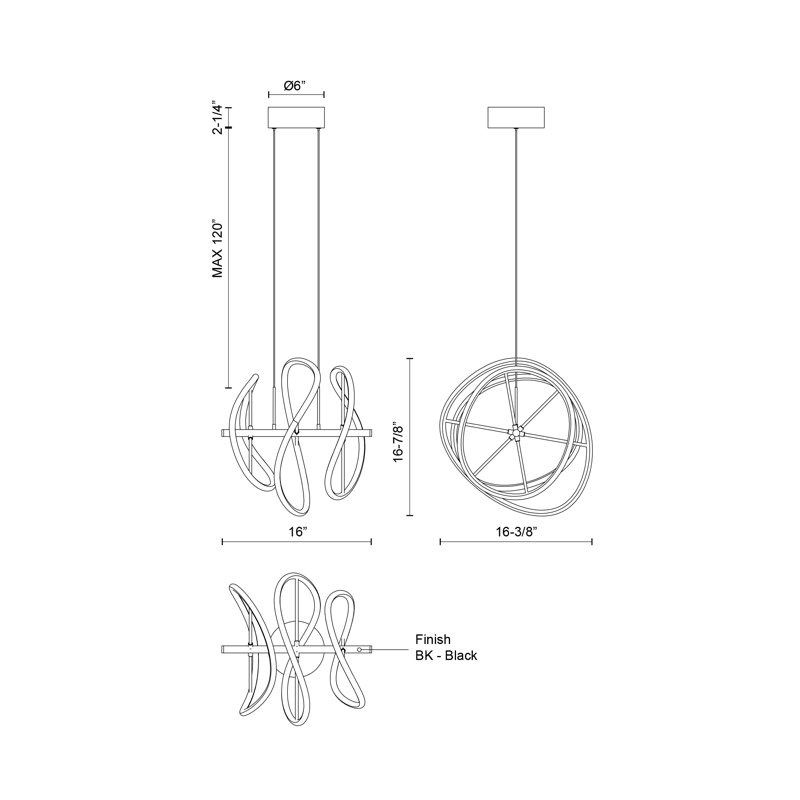 Collide 1 - Light LED Pendant