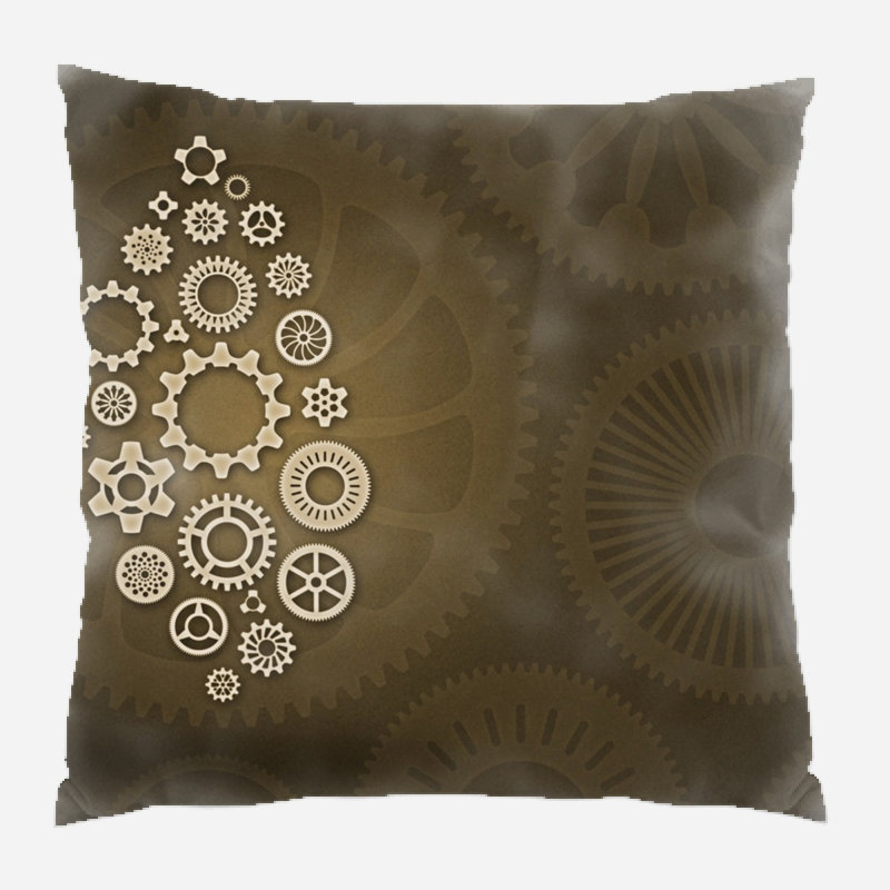 Microsuede Reversible Throw Pillow