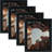 Farhaad Black Matte Picture Frame - Set of 4-223941812