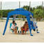 Chaise de plage inclinable à 4 positions