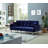 Areya 75.6'' Velvet Square Arm Sofa Bed-1677607191
