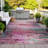 Machine Washable Indoor/Outdoor Xhevrie Pink Rug-111819597