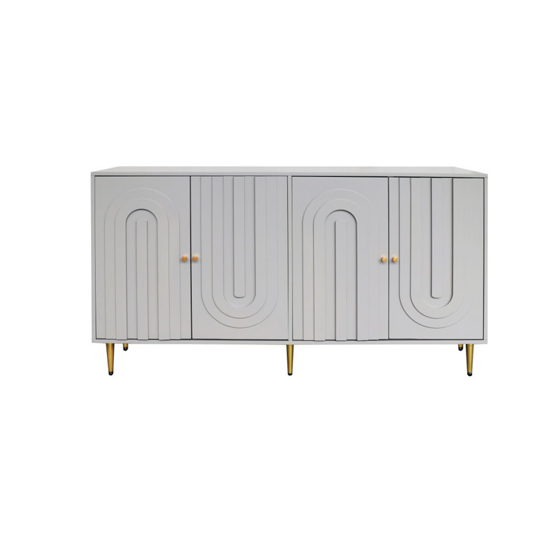 Buffet de bureau Divith , Gris