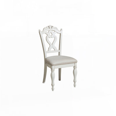 1pc Antique White Chair
