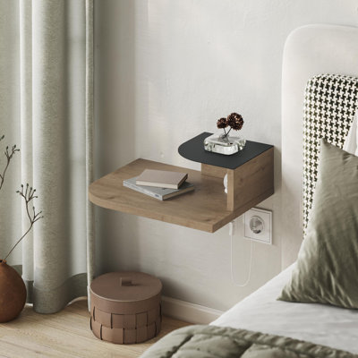40cm W Manufactured Wood Bedside Table