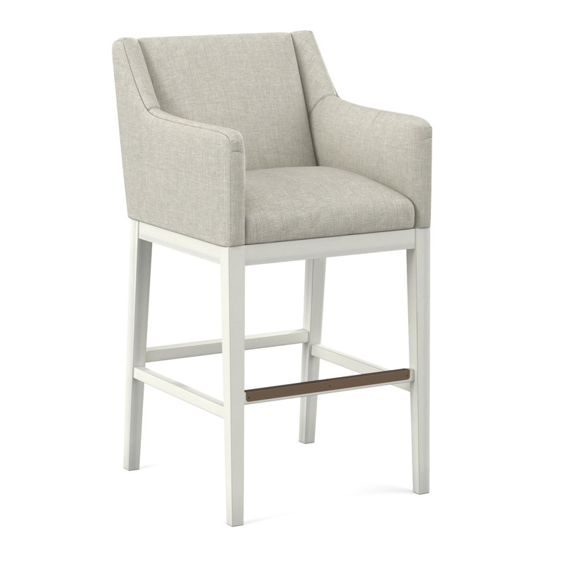 Upholstered Stool, 61481-73, White