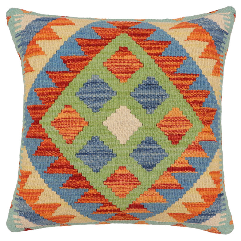 Housse et insert de coussin carré 100% laine Blackwel