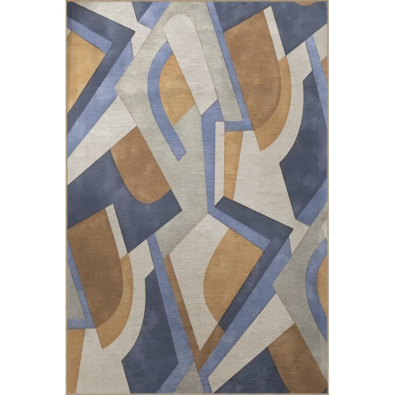 Tapis rectangulaire Bethesde, Tapis de couloir 3 pi 4 po x 8 pi 3 po