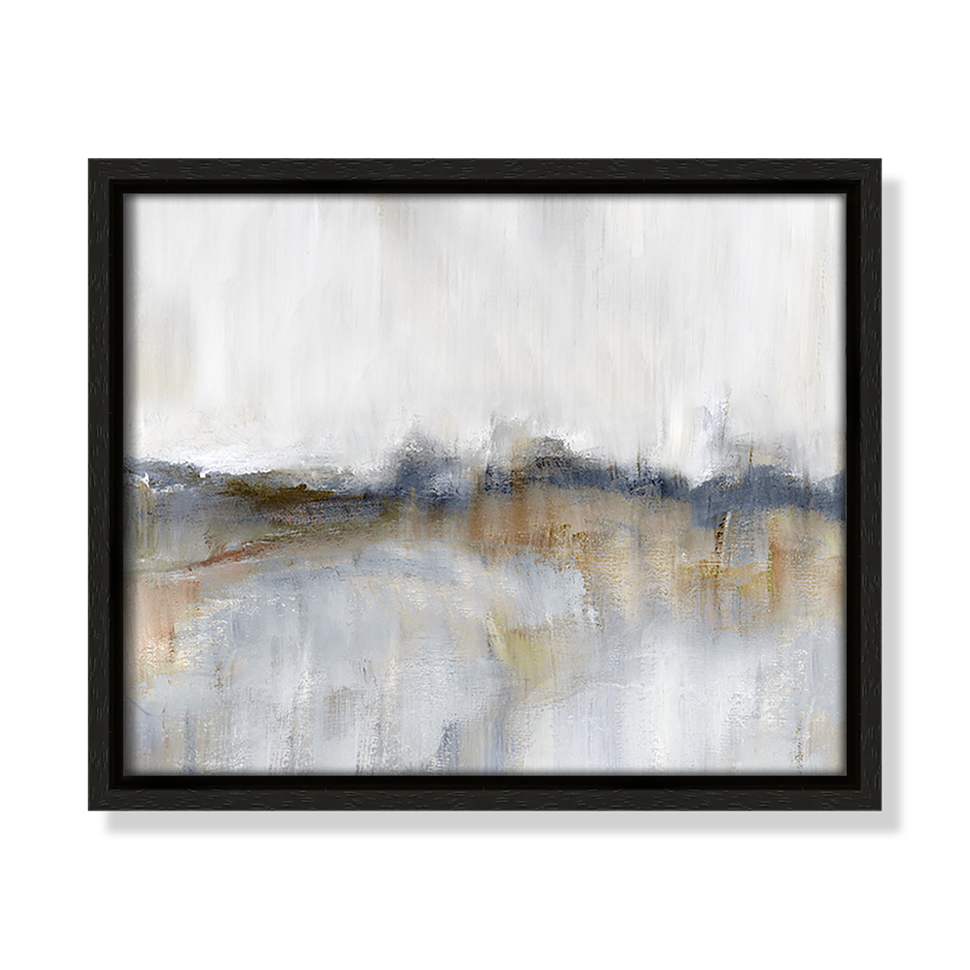 Autumnal Tide by Nan - Floater Frame Print on Canvas, 9.5" H x 11.5" W, Black