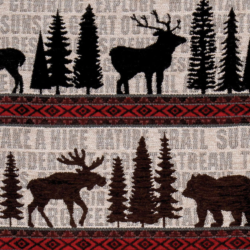 Wooded River Lazy Lodge - Fabric by the Yard