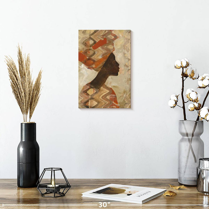 Leisha African Beauty I, 12" H x 8" W