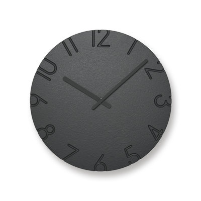 Lemnos CARVED Colored Clock