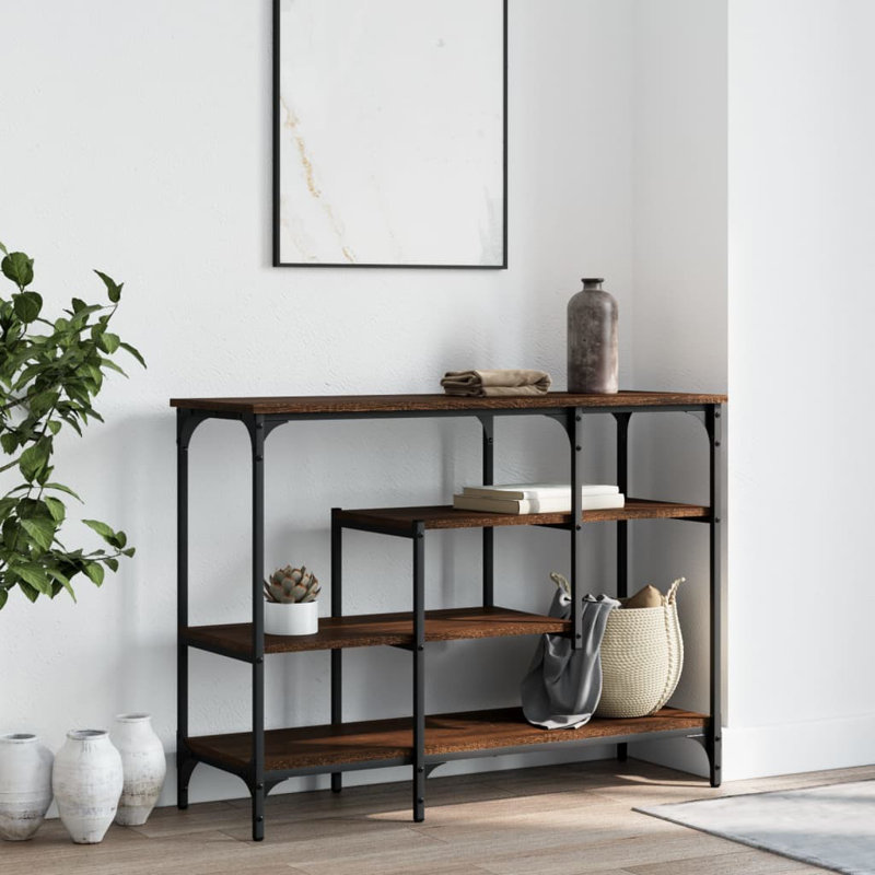 Hartsell 100cm Console Table, Brown Oak
