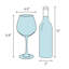 Diva 16 oz. Crystal Red Wine Glass-90580325
