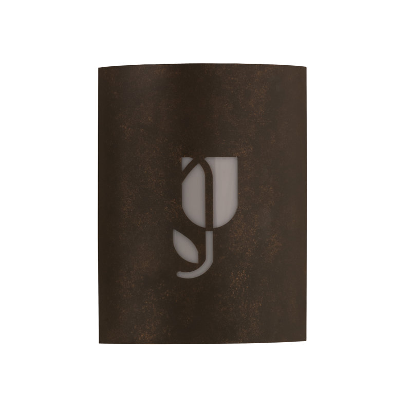 Country Inn 1 - Light Flush Mounted Sconce, Gilded Tobacco
