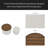 2-Piece Set Round Chenille Storage Ottoman, Equipped With A Drum Shaped Small Stool, Storage Space, And MDF Made Desktop Panel-810629278