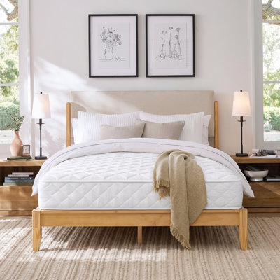 Ralden Soft Modern Upholstered Platform Bed with Padded Headboard, Solid Wood Legs and Mortise & Tenon Joint
