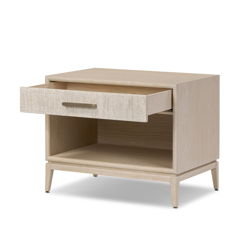 Rosenell Open Nightstand, White