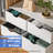 6 Drawers Dresser For Bedroom With 6 Fabric Pu Drawer, Dresser With Large Organizer, Closet Chest Of 6 Drawers For Closet, Living Room, Hallway-751135276