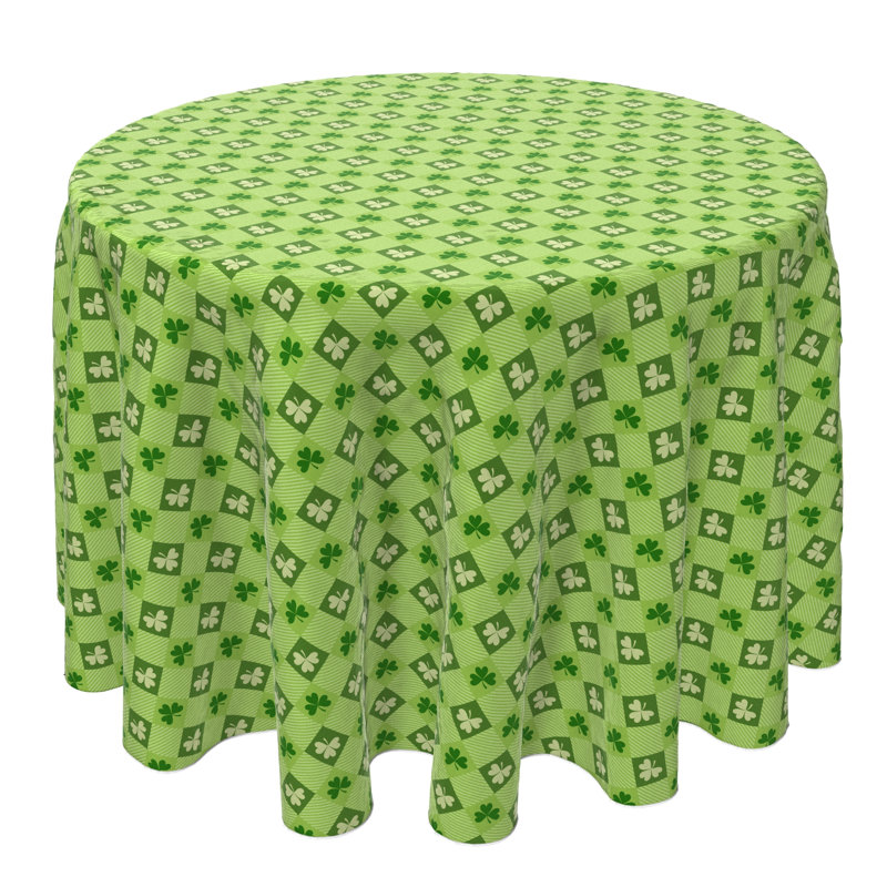 Floro Round Cotton Twill Tablecloth