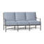 Canapé en aluminium Monaco - gris ardoise-70040642-138126050-138126068