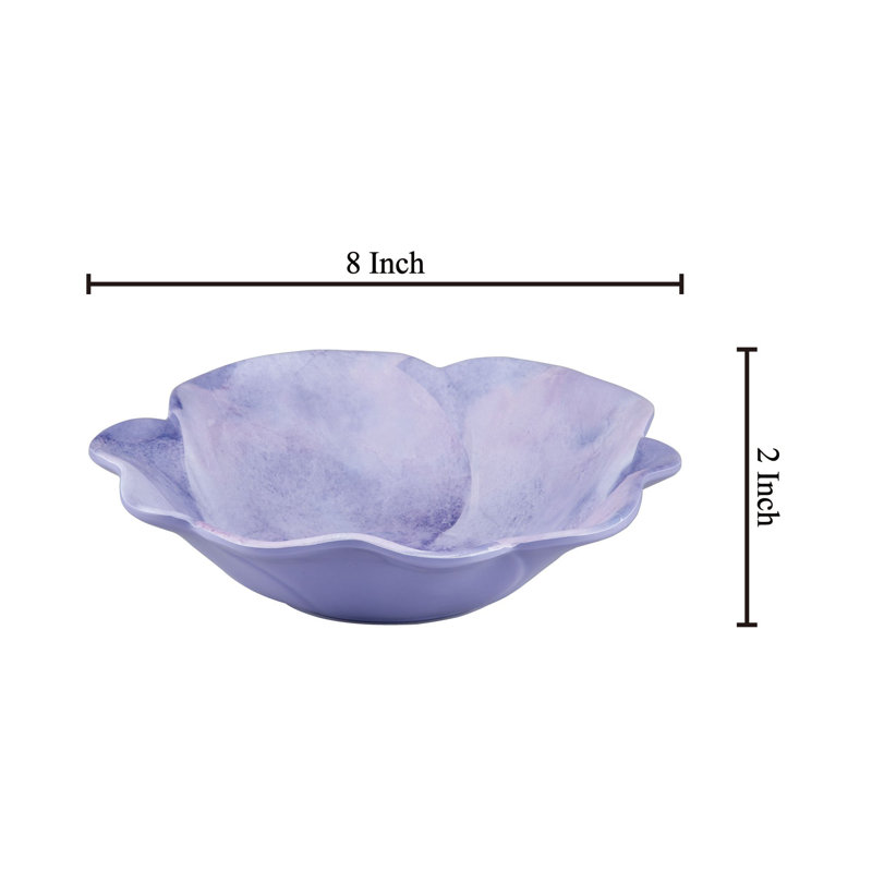 Sky Blue, 8" Bowl S6, Lavender