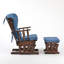 Chaise berçante et repose-pieds Azariyah Konfor-745961583-745961577