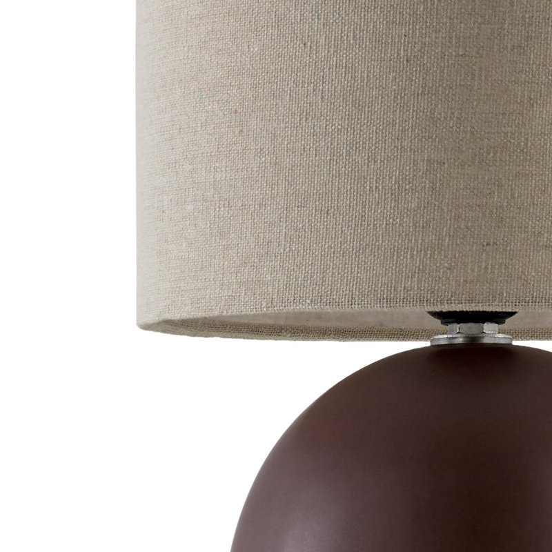 Pramit Accent Table Lamp, Brown