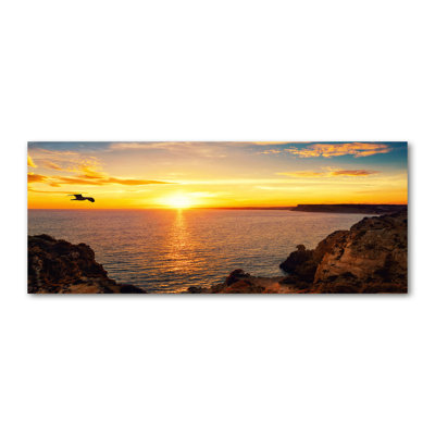 Sunset Sea - Wrapped Canvas Print