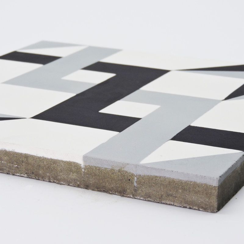 Sahara 8" x 8" Cement Patterned Wall & Floor Tile