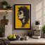 Profile in Yellow Modern - Wrapped Canvas-1844072957-1844072947