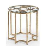 Lisette Glass End Table