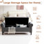 Banc de rangement 67 po pour très grand lit avec siège capitonné et accoudoirs roulés-658603833-642507534