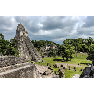 Mayan Ruins by MrDamien - Wrapped Canvas Print