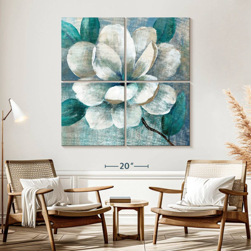 Harnais sarcelle Magnolia II, H 57 po x l 57 po