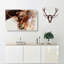 Horse In Abstract - Wrapped Canvas Painting-55310893