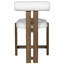 Wright Upholstered Bar Stool with Solid Wood Frame-504651365