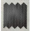 Mini carreau de mosaïque mural en porcelaine à chevrons-98925003