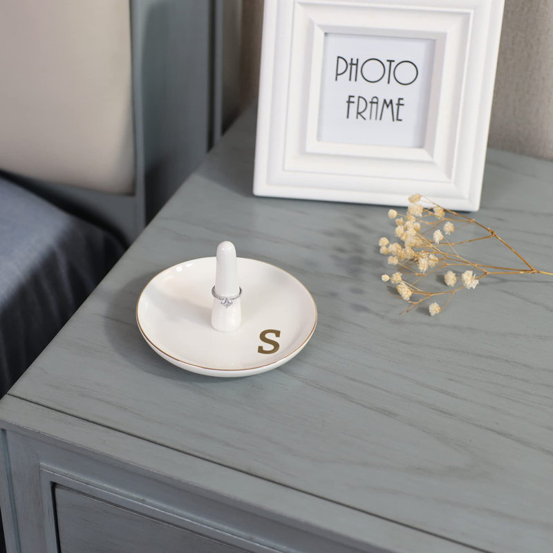 Plateau pour bijoux Initiales