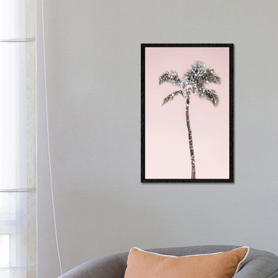 Glitter Palm Tree - Print on Canvas