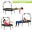 Pinkney Freeport Park ft Round Kid / Toddler Trampoline with Handlebar