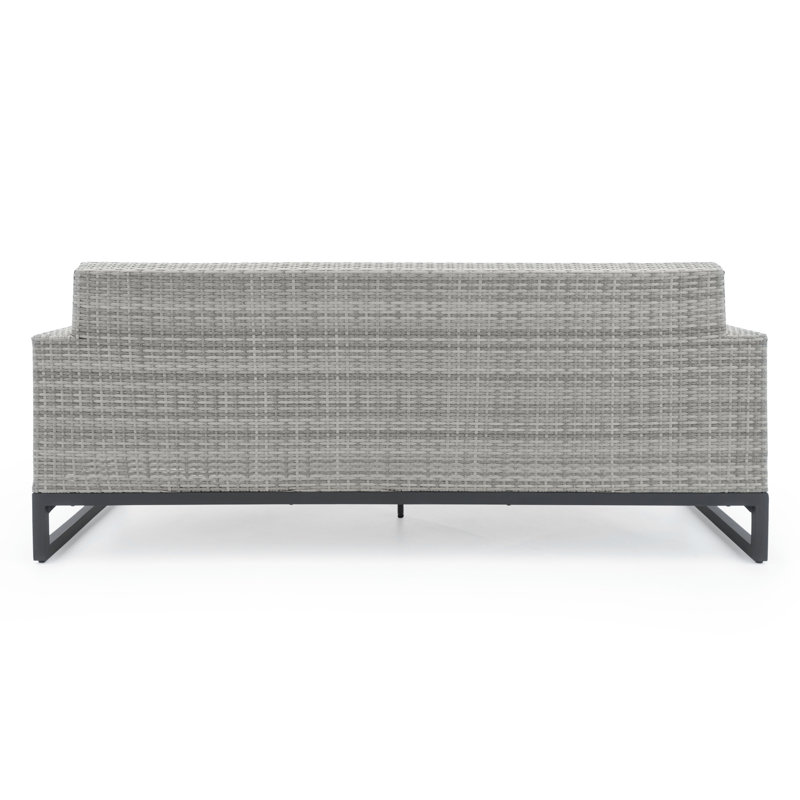 Sunbrella Outdoor 78In. Sofa - Grey, Maxim Beige, Gray